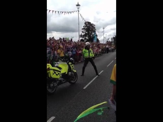 The Dancing Policeman Olympic Flame Relay