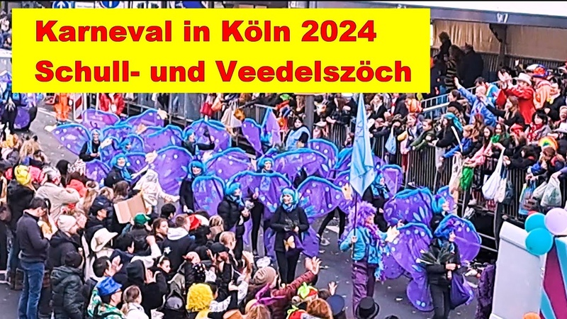 Karneval Sonntag in Köln 2024 Schull und