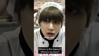 Baker Taetae's cute shoulder dance #v #taehyung