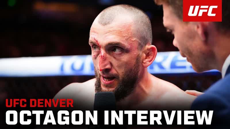 Muslim Salikhov Octagon Interview, UFC