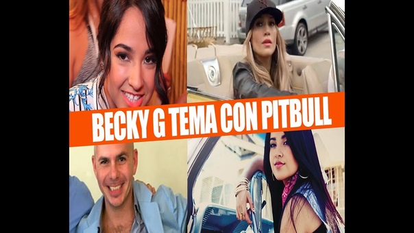Pitbull Graba con Becky G, Estrella de You Tube: Premios Juventud