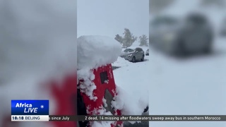 Hundreds of motorists stranded on South Africas highways after heavy snowfall