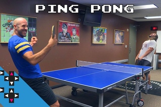 #My1 Ping Pong Battle! Cesaro vs. Rusev!  Gamer Gauntlet