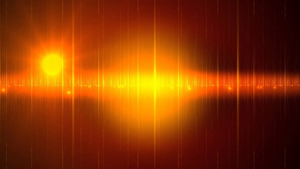 3 Min 4 K Hot Orange Horizon Streaks Flight 2160p Motion