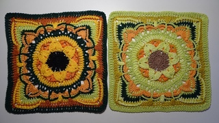 Crochet Blanket - Eve’s Sunflowers - Part 5