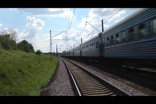 ЧС7-077 с поездом Роза Донбасса, пл. Покровская
