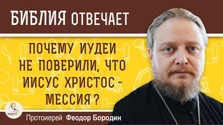 Почему иудеи не поверили, что Иисус Христос - Мессия  Протоиерей Феодор Бородин