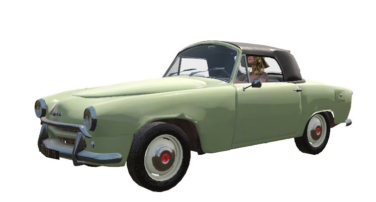 F78-CAD59-SIMCA ARONDE WEEK-END GREEN expo