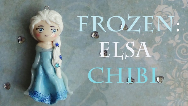 FROZEN : ELSA CHIBI ( Polymer Clay Tutorial) 3 K SUBSCRIBER