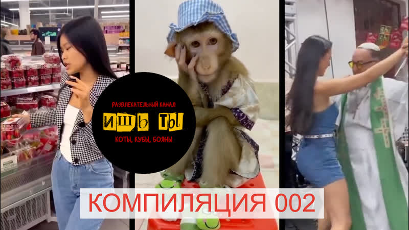 Ишь Ты Компиляция 002 (Коты, Кубы, Бояны, Юмор, Смех, Приколы,