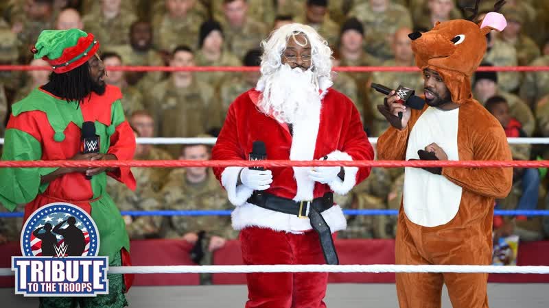 The New Day, Carmella R Truth bring holiday cheer to Fort Hood: WWE Tribute to the
