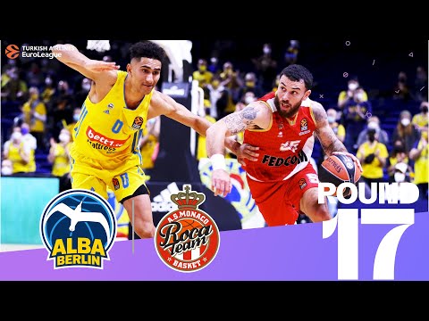 ALBA outlasts Monaco , Round 17, Highlights, Turkish Airlines Euro