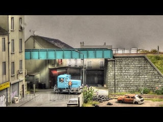 Pretty Nice Micro Model Train City Edge Layout of the Suburbs of Paris in France by Wieger Pasman