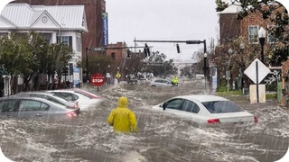Storm Ophelia, US Battered! Storm Ophelia, Storm Surge, Major Floods Bombard North Carolina Merciles