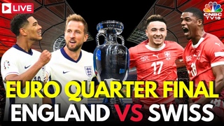 UEFA EURO Quarterfinals LIVE: England Vs Switzerland LIVE Score | EURO 2024 | Jude Bellingham | N18G