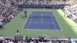 US Open 2013. Novak Djokovic vs Marcel Granollers