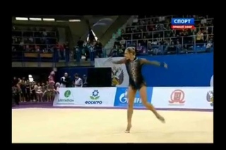 Elizaveta Nazarenkova hoop (EF) GP Moscow 2015