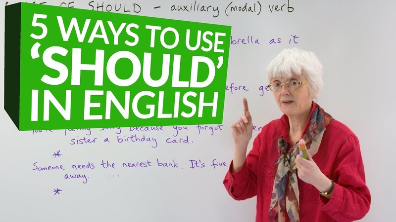5 ways to use SHOULD in