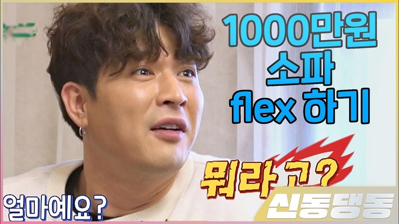 소파가 1000만원 이라고 소파도 flex 해버렸다 ㅣ