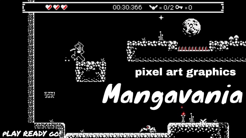 MANGAVANIA with pixel art graphics PLAY READY