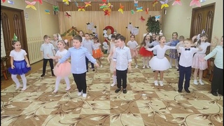 Танец Девчонки, мальчишки, сплошные шалунишки, подготовительная группа в детском саду