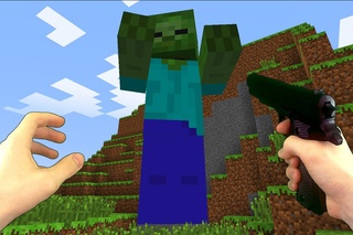 Realistic Minecraft - HOW TO CRAFT A PISTOL