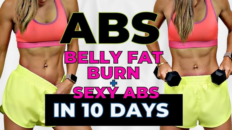 FLAT ABS WORKOUT: BURN BELLY FAT Build SIX PACK Sexy Stomach, 10 DAY ABS