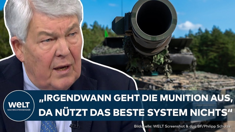 UKRAINE KRIEG: Munition wird knapp Hier muss laut Ex General Kather der Schwerpunkt gesetzt