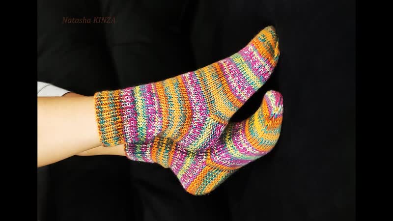 БАЗОВЫЕ НОСКИ ЗА ВЕЧЕР, Knitted Socks, Calcetines de punto, Stricksocken, Strikkede