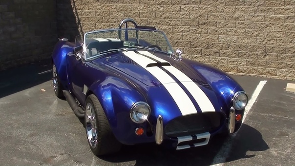 Start up 1965 Shelby AC Cobra Replica 427 Ford V8 and