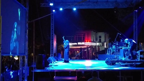 Loreen singing Euphoria, Bansko Beat, Bansko, Bulgaria, July 16 2016 ( Side