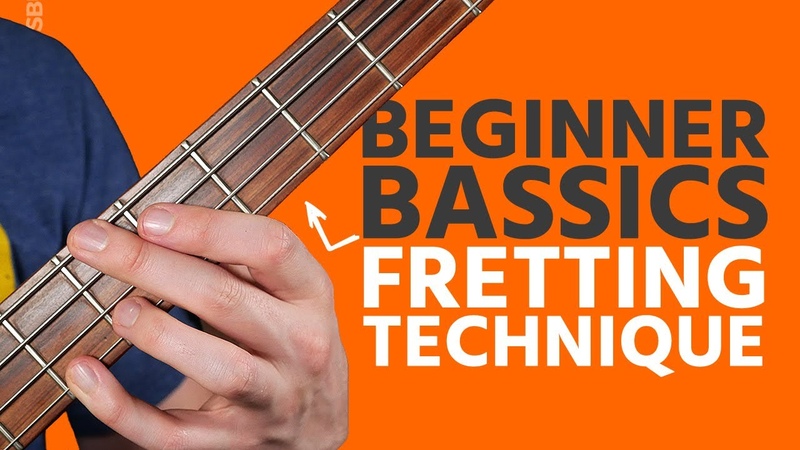 Basic Bass Fretting Technique ( Beginner Bass