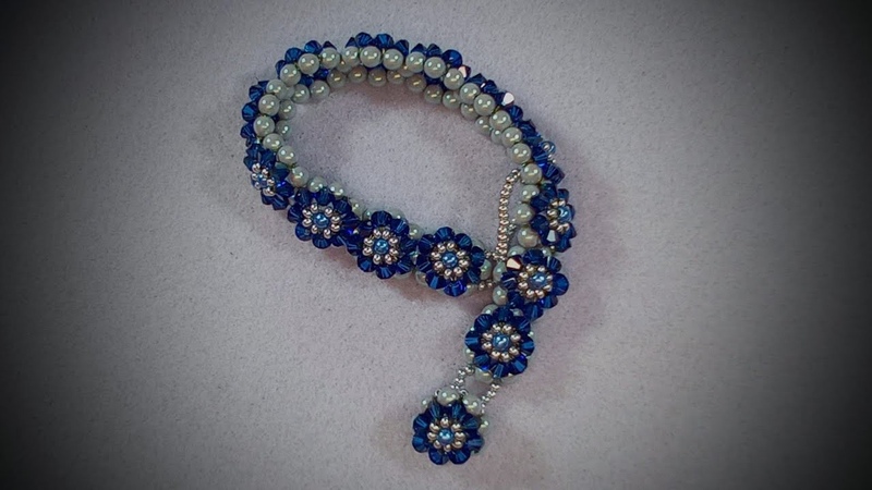 Crystal Flower Bracelet