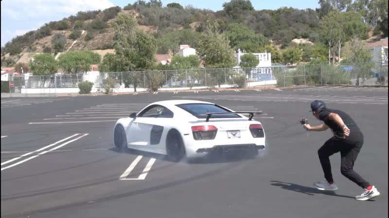 HOW TO DRIFT an AWD Audi R8 V10