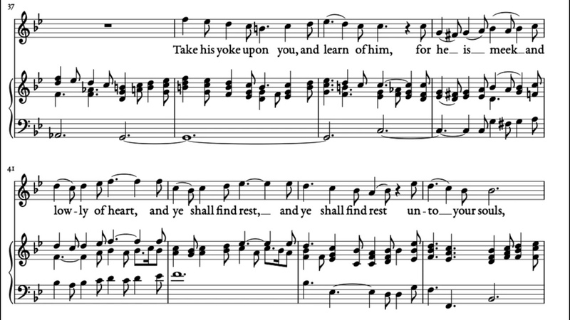 He shall feed His flock ( Messiah G. F. Händel) Score