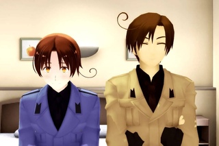MMD APH When Italy And Romano See A dog Die