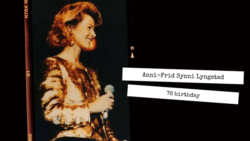 Anni Frid Lyngstad ABBA Frida 76 birthday ( November 15,