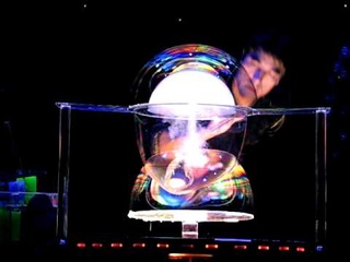 Dancing bubble from Gazillion Bubble Show