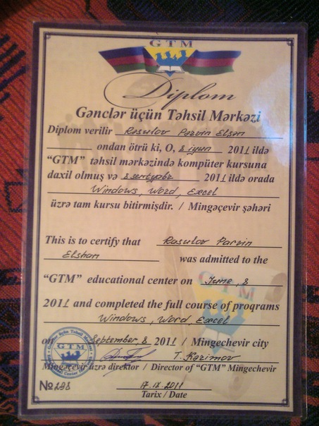 №77, Парвин Рассулзаде, 34 года, Мингечевир №77, Парвин Рассулзаде, 34 года, Мингечевир