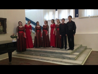 Вокальный ансамбль «GLORIA» - Муз. Ю. Милютина, сл. Е. Долматовского «Лирическая песенка» из к/ф «Сердца четырех»