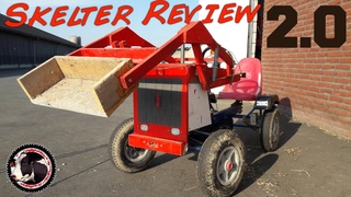 Trekkerskelter met voorlader, hef en machines | Review 2.0 | SkelterMovies