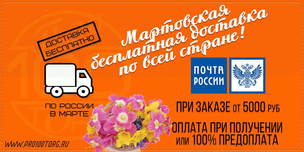 Бесплатная доставка Бесплатная доставка