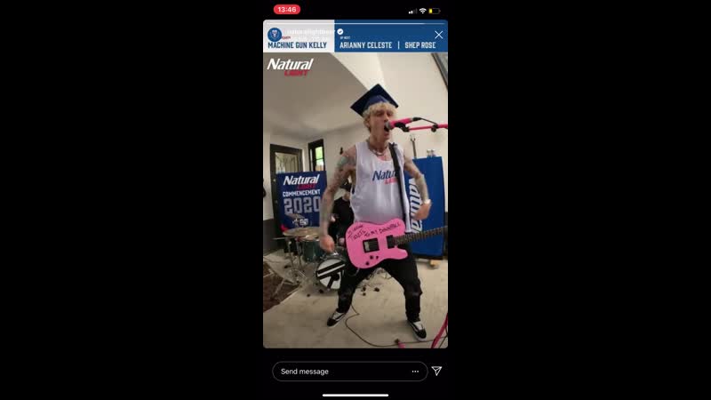 Nattys Worldwide Commencement 2020 w, special guest Machine Gun
