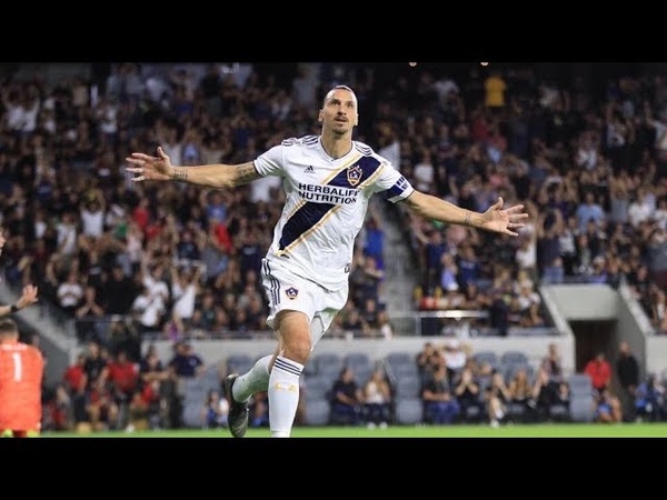 GOAL: Zlatan Ibrahimovic equalizes after an error from LAFC goalkeeper Tyler