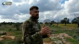 Военкоры “Anna News“ с места гибели Героя России гвардии майора Романа Филипова