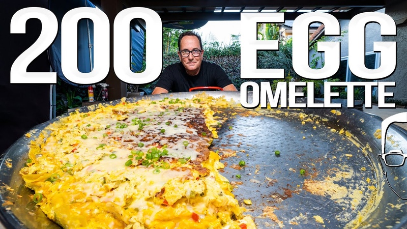 I MADE A GIANT 200 EGG OMELETTE, SAM THE COOKING GUY 4