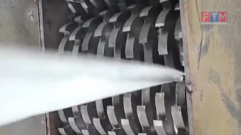 Drop Spring Coil To The Crusher, What Will Happen Waste Recycling Crusher is