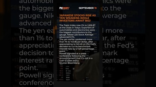 World Market News of the 19 September with FXOpen #stockmarket #btc #usd #fed #nikkei #sp500 #jpy