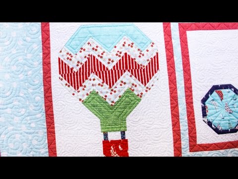 Snapshots Quilt Along Block Seven: Up Up and Away Pattern Fat Quarter