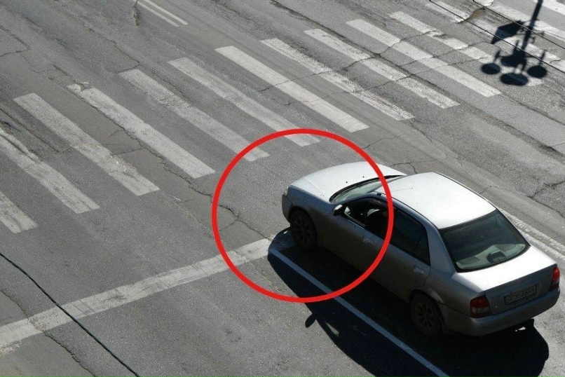 Запись камеры с перекрестка